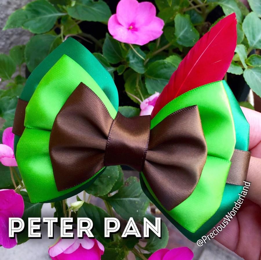 زفاف - Pan Inspired Hair bow