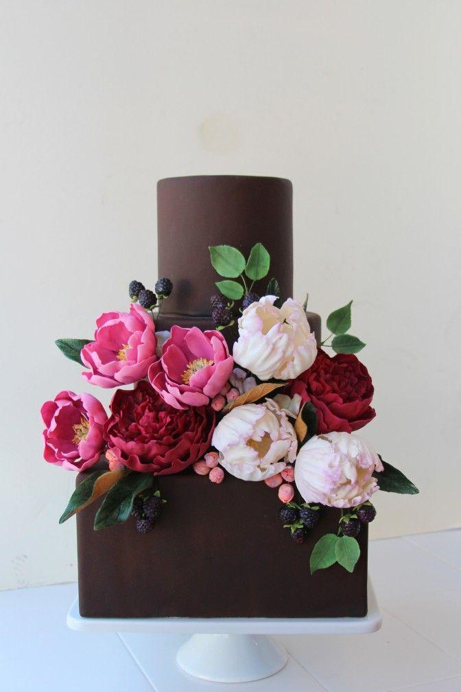 Hochzeit - Five Botanical Cakes For Brides Magazine
