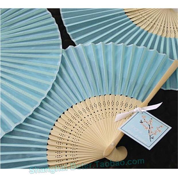 زفاف - Summer Silk Hand Fan Bachelorette Souvenirs Favours BETER-HH056