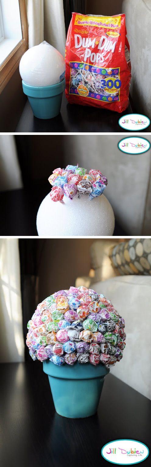 Hochzeit - Dum Dum Lollipop Topiary - D-I-Y Tutorials
