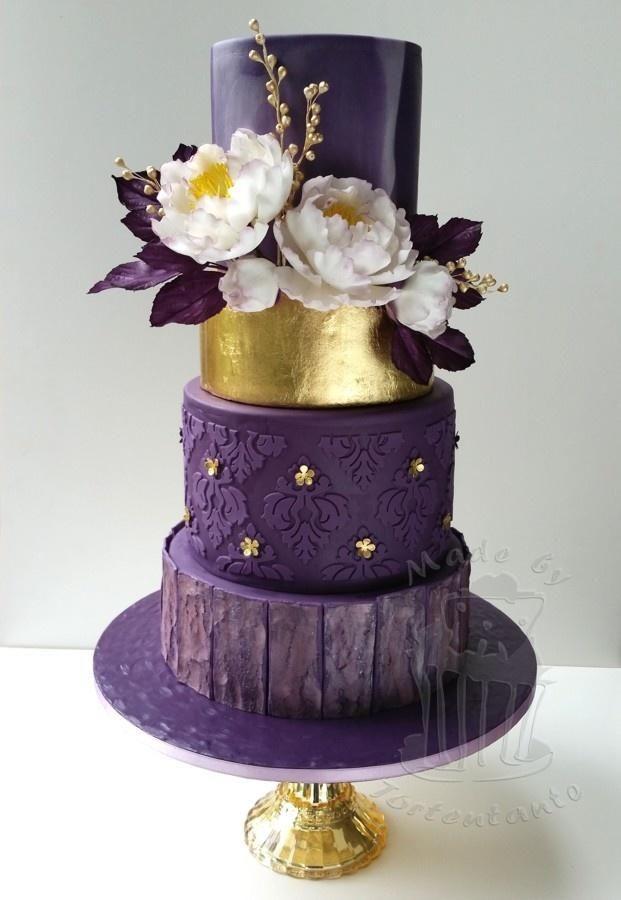Mariage - Purple And Gold