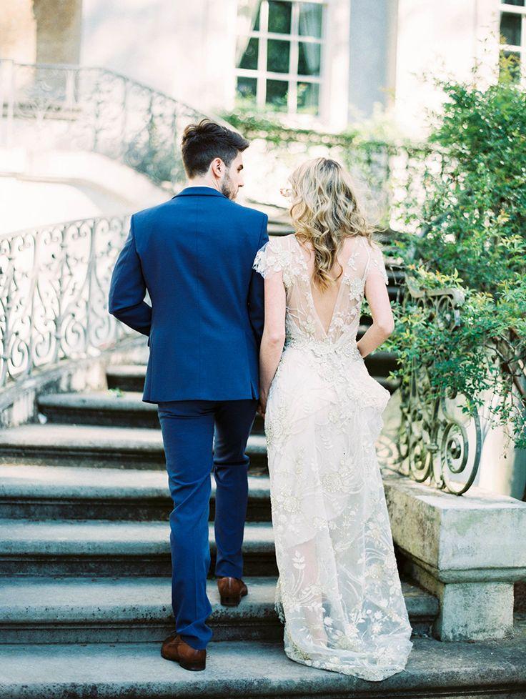 Mariage - Organic Soft Blue Parisian Wedding Inspiration