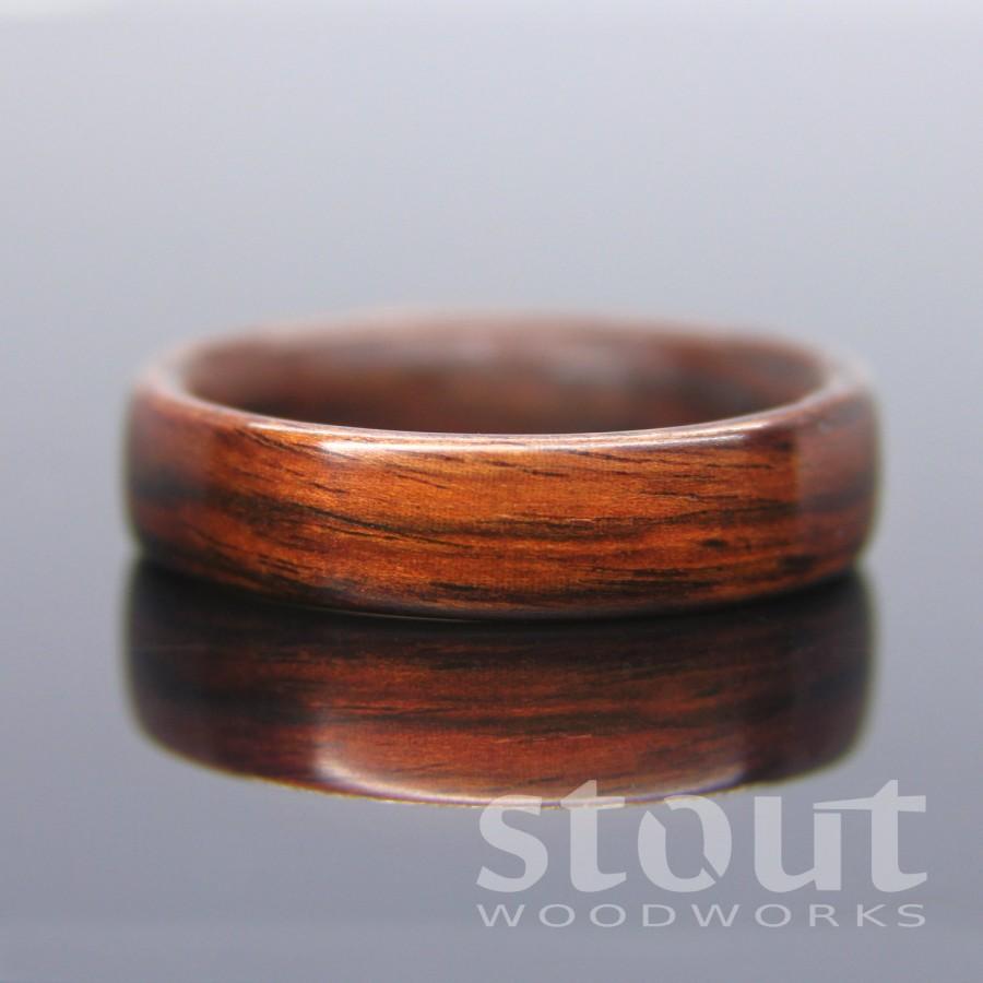 Mariage - Bentwood Ring - Kingwood Wooden Ring - Handcrafted Wood Wedding Ring - Custom Made Wood Band