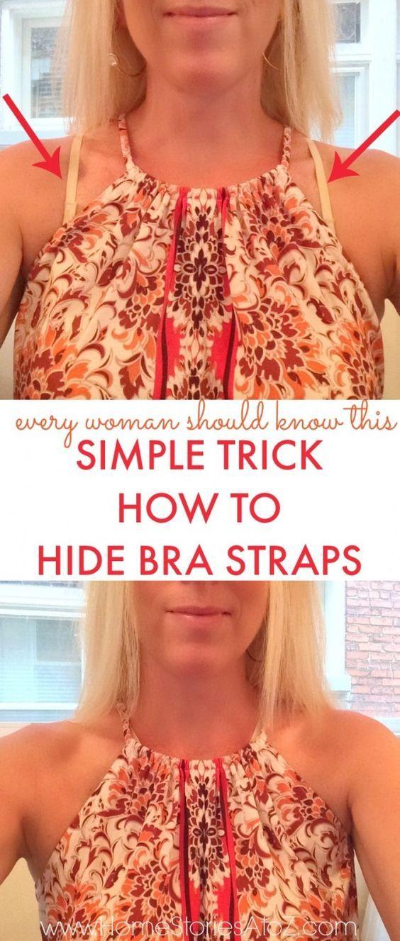 زفاف - Quick Tip: How To Hide Bra Straps