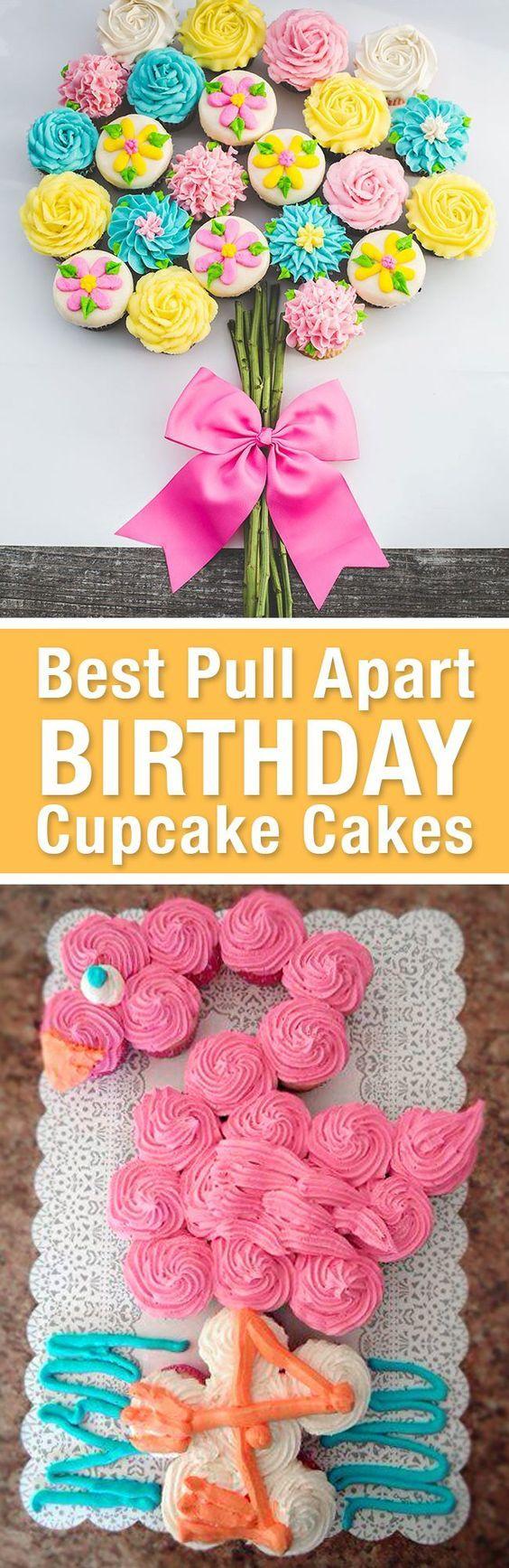 Hochzeit - Best Birthday Cupcake Cakes