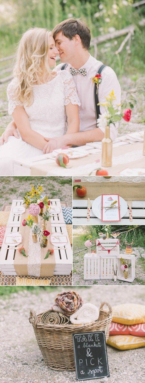 Mariage - 5 Of Our Favorite Picnic Weddings To Inspire Your Summer Soirée