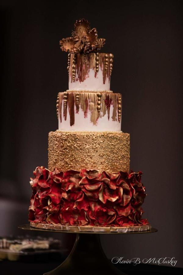 Mariage - Red And Gold Glam