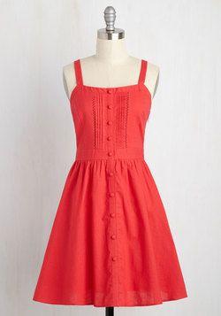Mariage - Hugs And Quiches Dress In Tomato