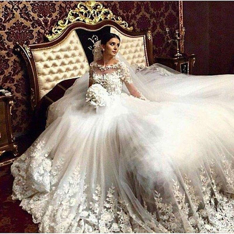 Свадьба - New White/ivory Wedding dress Bridal Gown custom size 6-8-10-12-14-16 18+