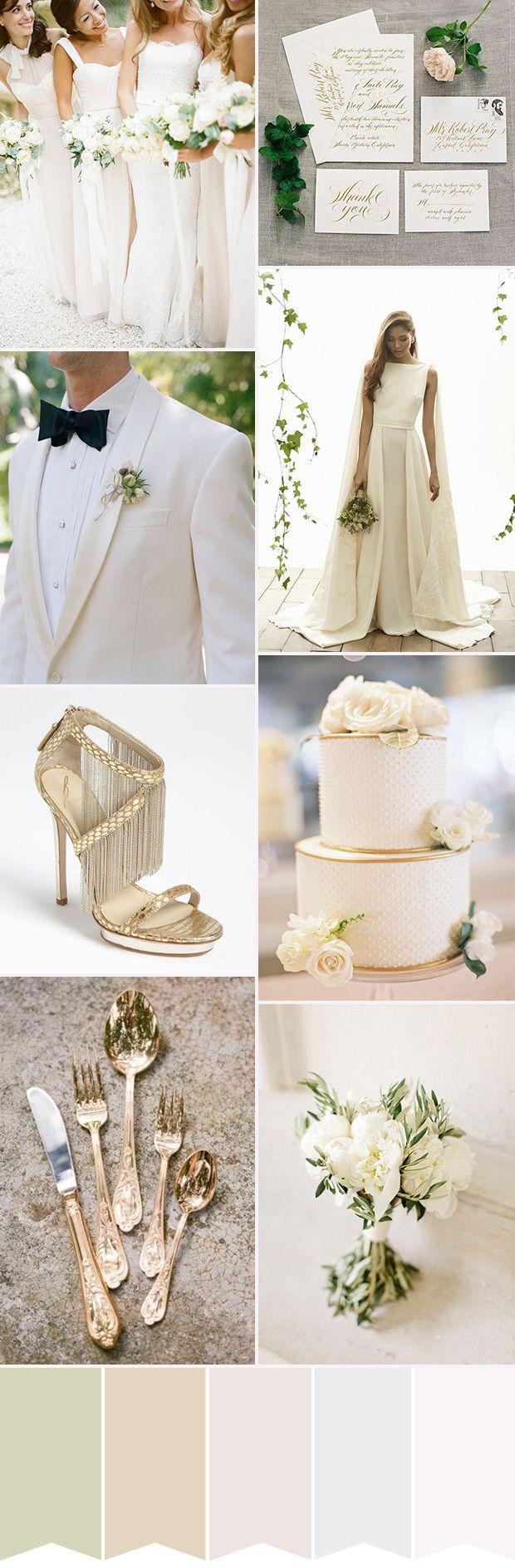 Hochzeit - The Ultimate Glam: White Wedding Inspiration