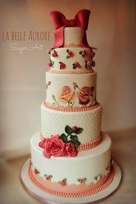 زفاف - Spring Wedding Cake
