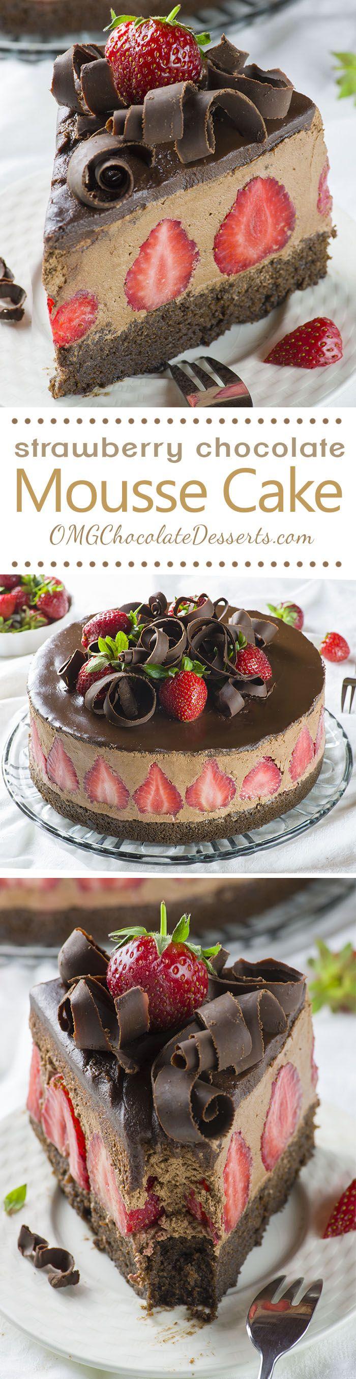 Mariage - Strawberry Chocolate Cake