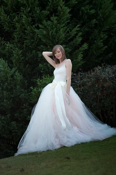 Hochzeit - Adult long tutu skirt, Adult tutu dress, Ivory with a hint of Peach Adult tulle skirt,  bridal wedding dress, sewn tutus
