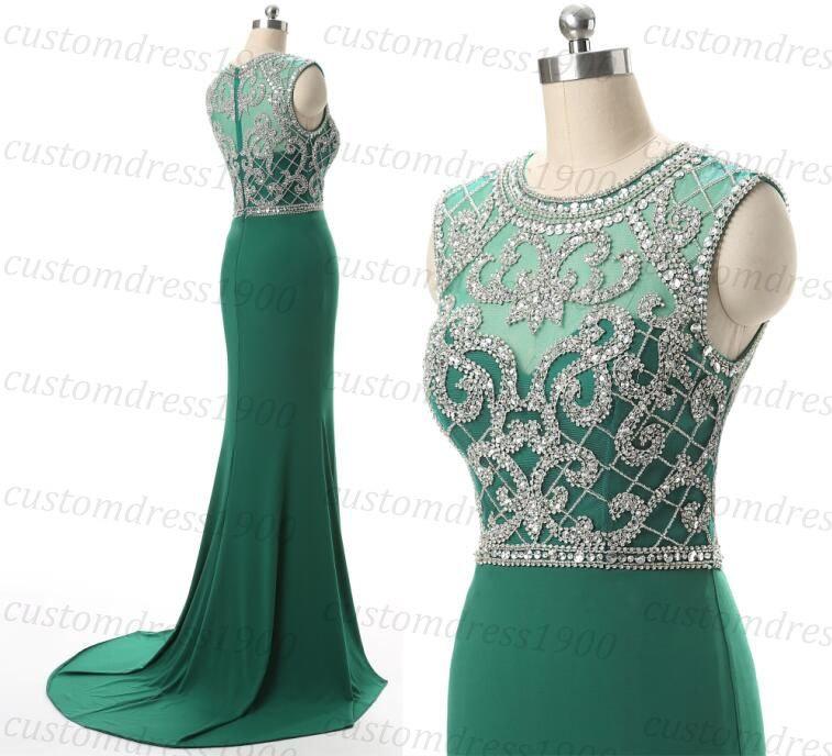 Свадьба - Green long bridesmaid dress,sexy mermaid green wedding party gowns,handmade green chiffon bridesmaid gowns/long prom dress
