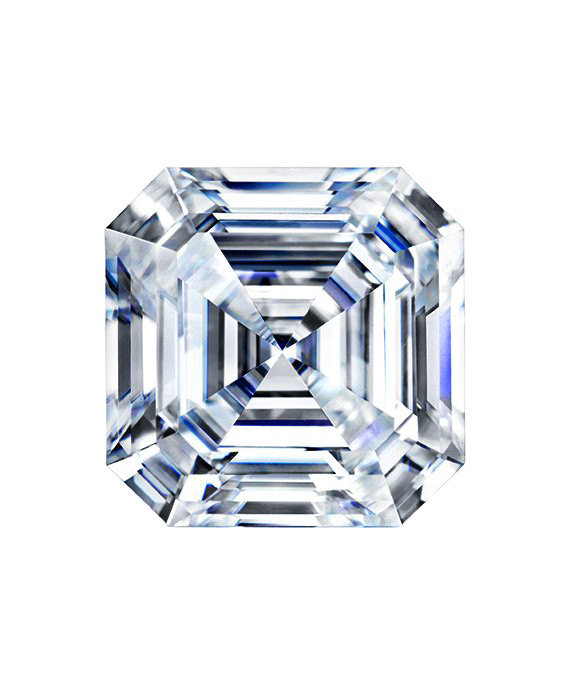 زفاف - Forever One Asscher Moissanite Loose Stone 6.5mm 8mm 9mm Moissanite Loose Gemstones Asscher Cut New For Engagement Rings - Charles & Colvard