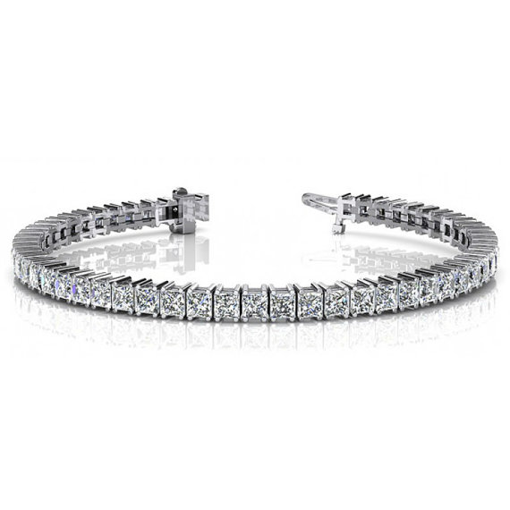 زفاف - 4 Carat Diamond Tennis Bracelet - Mother's Day Gifts - Diamond Tennis Bracelets for Women - Raven Fine Jewelers - Bracelets for Women