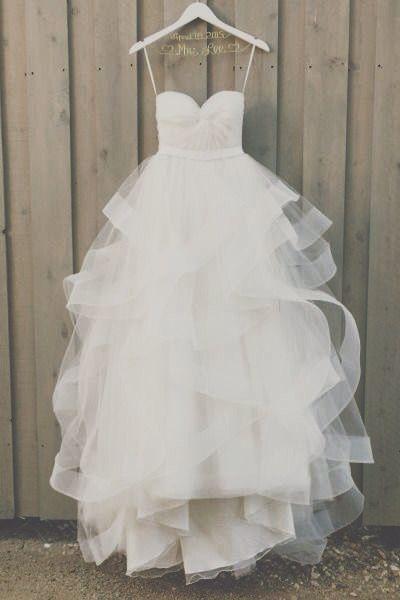 Свадьба - Custom Made Organza Wedding Dresses