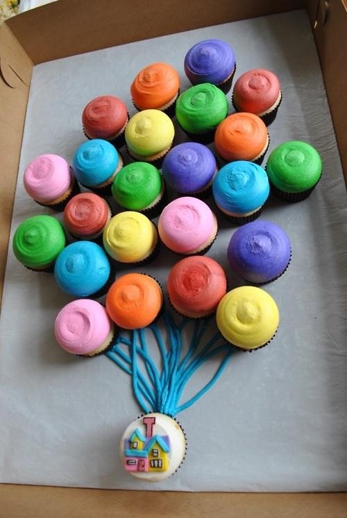 Свадьба - Balloon Cupcakes