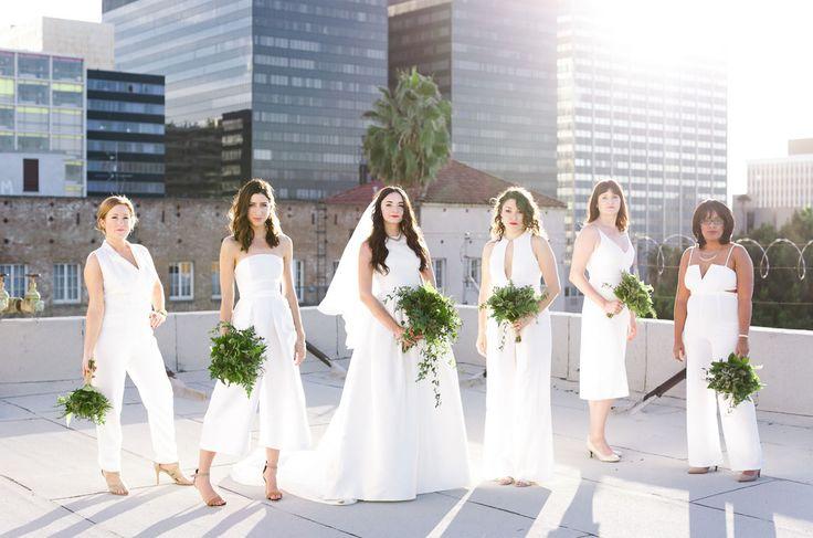 Свадьба - Modern Los Angeles Rooftop Wedding: Sara   Zach