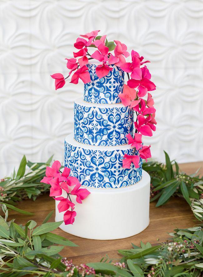 Wedding - Hot Pink & Cobalt Grecian Weeding Inspiration - Inspired By This