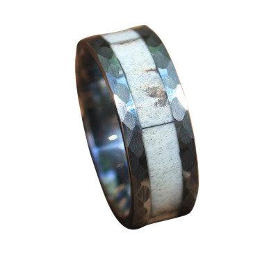 زفاف - Deer Antler Ring for Men - Antler Rings for Weddings, Christmas, Birthdays, Anniversarys - MADE FAST!