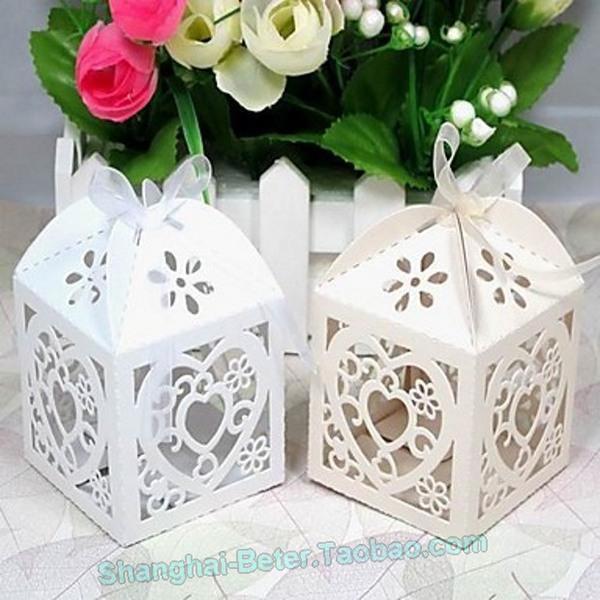 Hochzeit - 12pcs Laser Cut HH045 bride Candy Box birthday Decoration