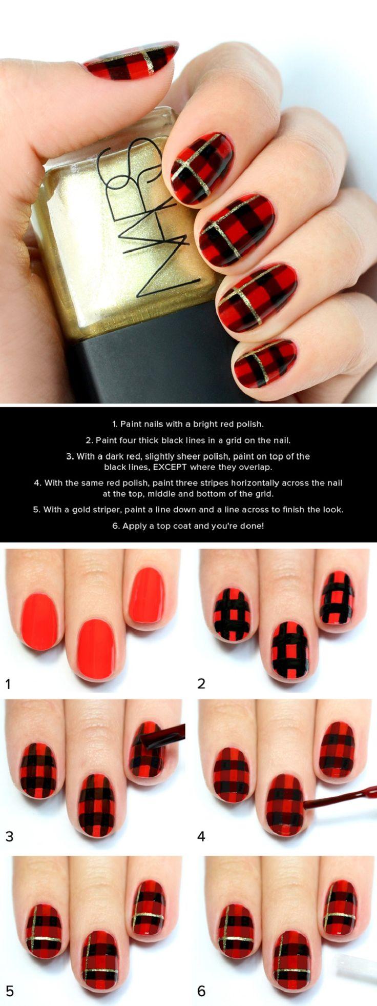 Mariage - 15 Christmas Nail Art Tutorials You NEED In Your Festive Life