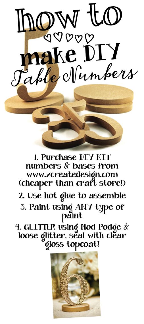 زفاف - 1-15 Wooden Table Numbers - Do It Yourself Wedding Table Number Kit - Unfinished Wood Numbers (Item - DIY115)