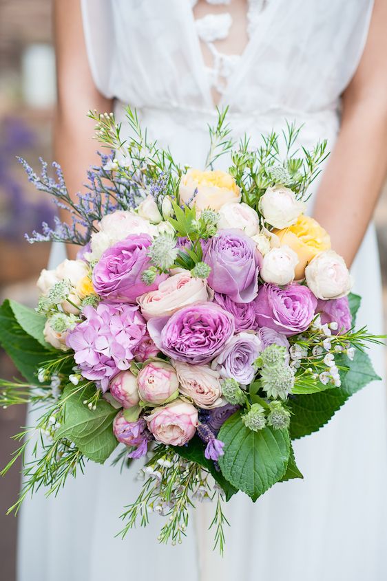 Wedding - A Garden Gala With Hydrangea & Watercolor Details