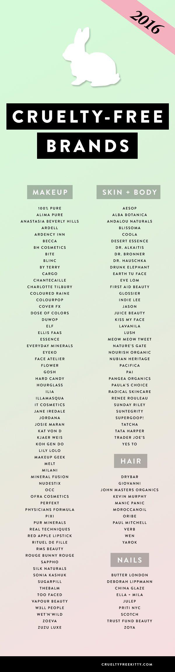 Mariage - List Of 100% Cruelty-Free Brands (2016)