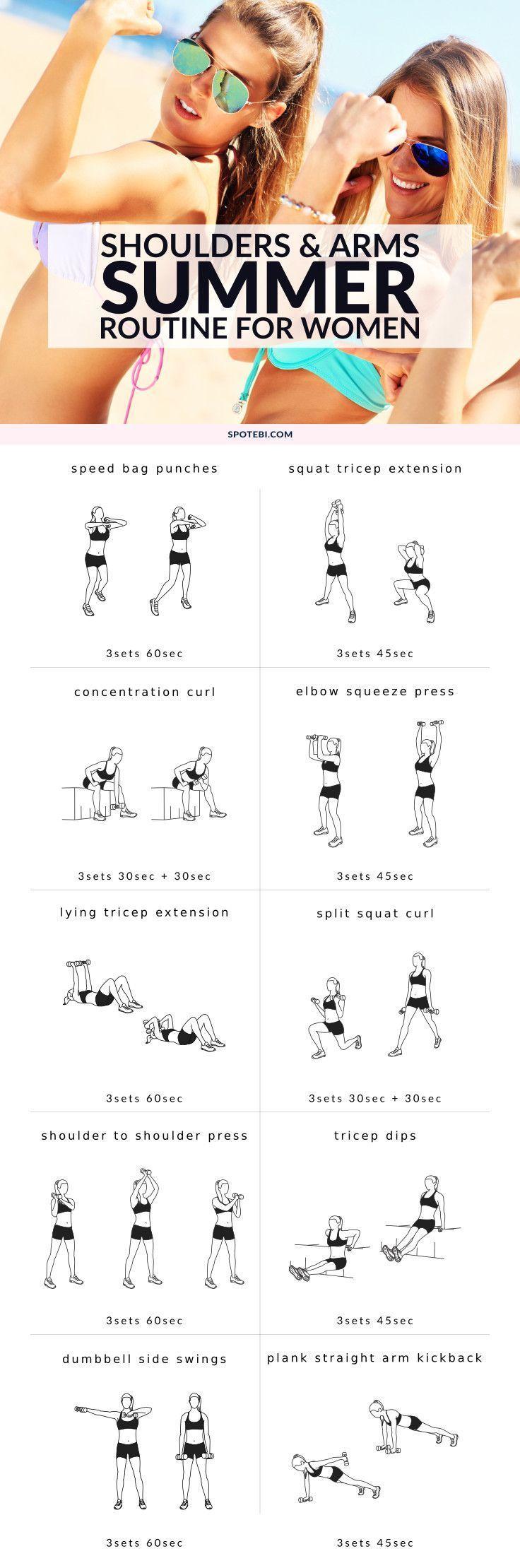 Hochzeit - Shoulders & Arms Workout For Women