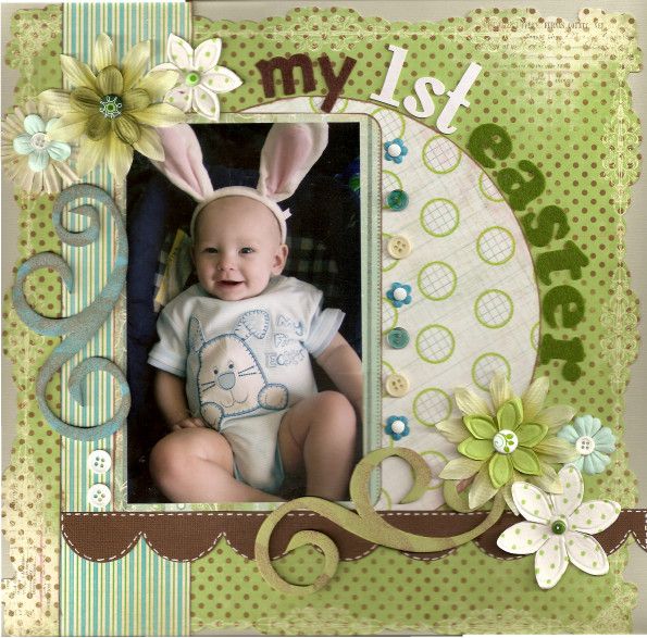 Mariage - Layout: My 1st Easter