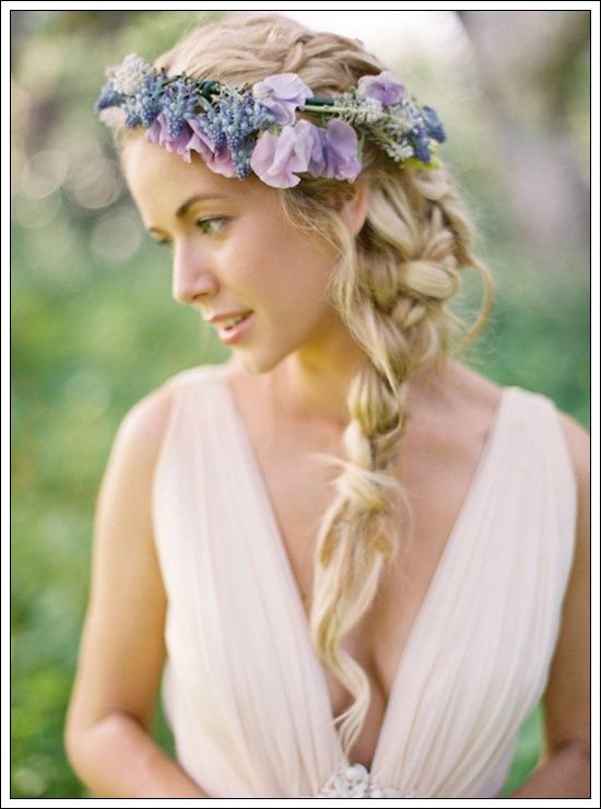 Wedding - 35 Beautiful Flower Crown Designs And Types