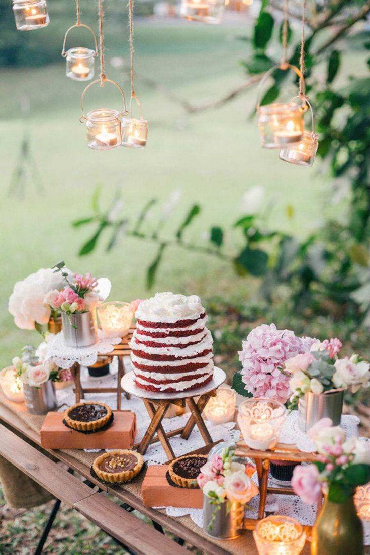 زفاف - Rustic Dessert Table