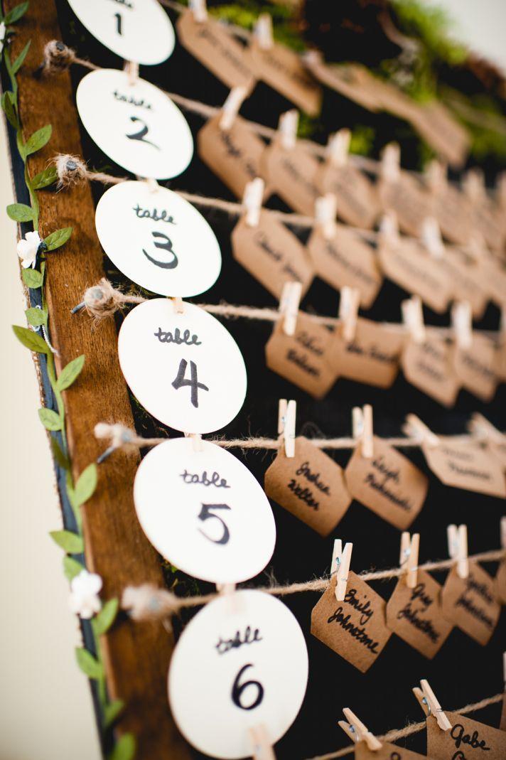 Свадьба - Wedding Reception Ideas: Beautiful Escort Cards And Seating Charts