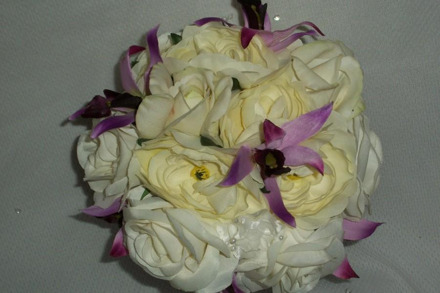 زفاف - Silk Wedding Bouquet