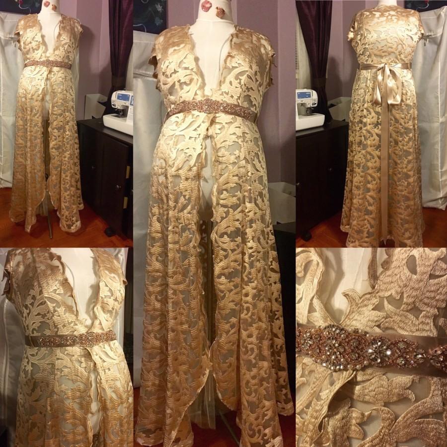 Hochzeit - Shades Company, Custom Order: Daisy's Lace Wedding Dress