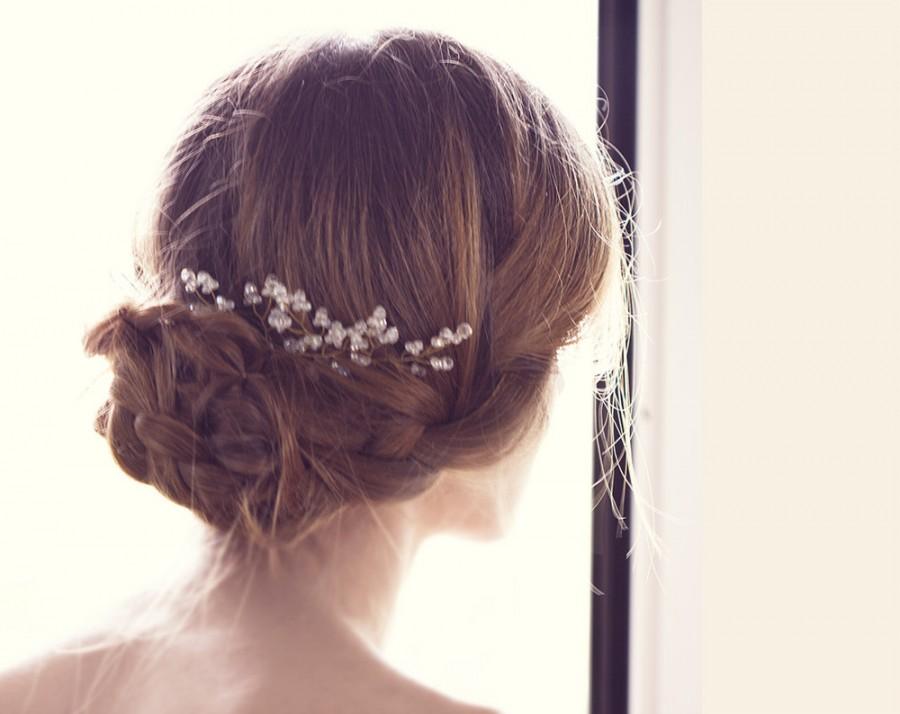 زفاف - 8222_Gold hair pins, Wedding hair accessories, Crystal hair pins, Bridal hair pins, Hair accessories crystals, Bridal hair accessories.
