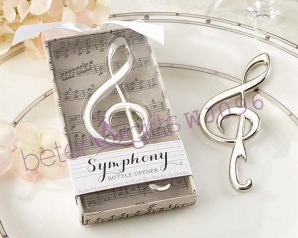Hochzeit - Bomboniere Symphony Beach Music Note Bottle Opener WJ096 BeterWedding