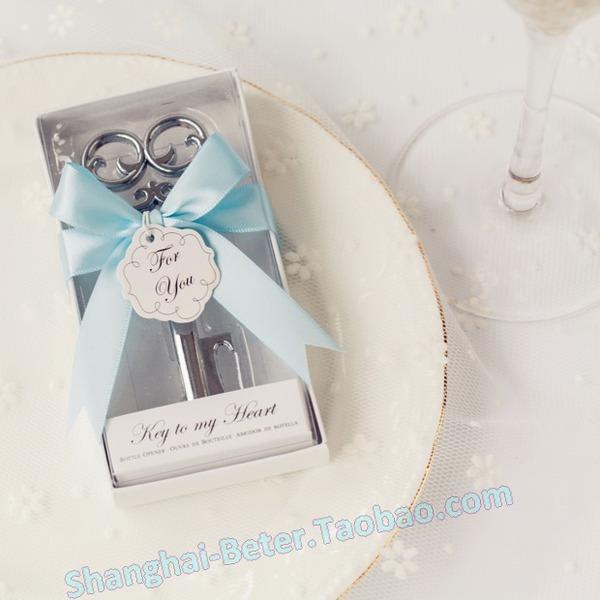 Mariage - Bride Bomboniere WJ095 Key Wine Bottle Opener Souvenir favor bridesmaids