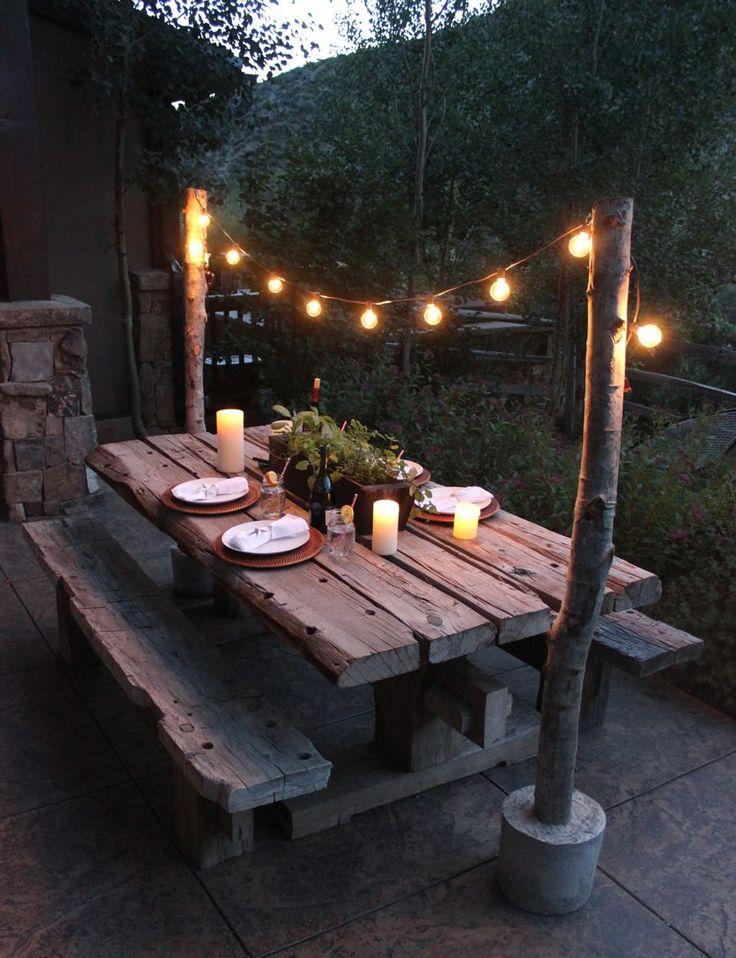 Свадьба - 32 Stunning Patio Outdoor Lighting Ideas (With Pictures)