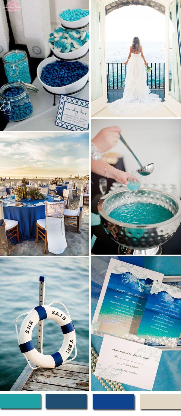 زفاف - Awesome Blue Wedding Color Ideas & Wedding Invitations To Have In 2016