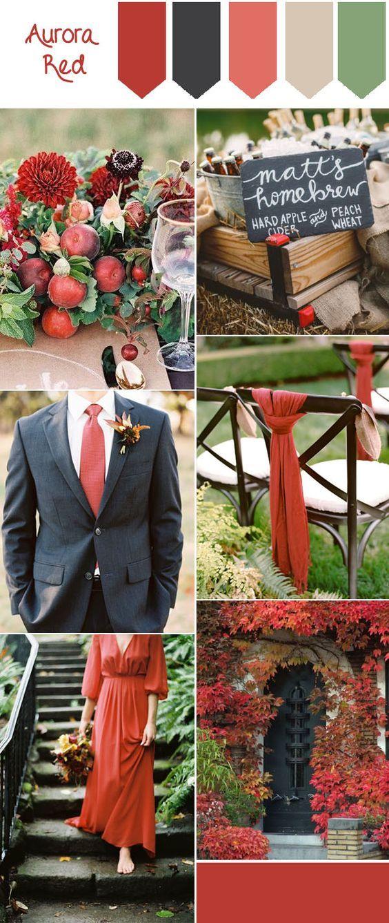 Wedding - Top 10 Fall Wedding Colors From Pantone For 2016