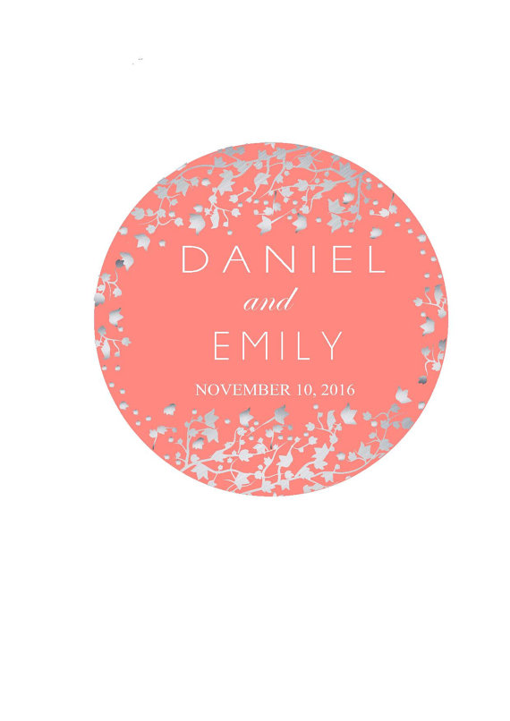 Wedding - Wedding Favor Labels Personalized Wedding Stickers Thank You Sticker Round Labels Thank You Labels Stickers for Favors Custom Round Stickers