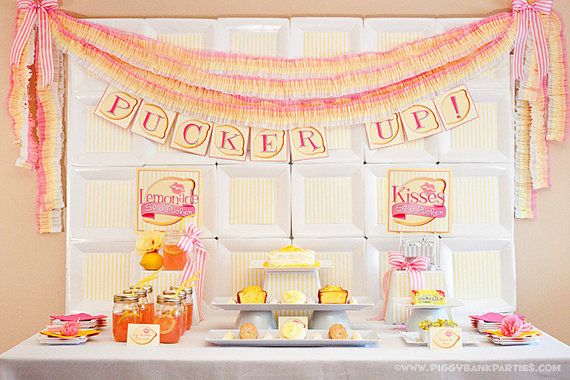 Hochzeit - PUCKER UP Collection : DIY Printable Bridal Shower Decoration 