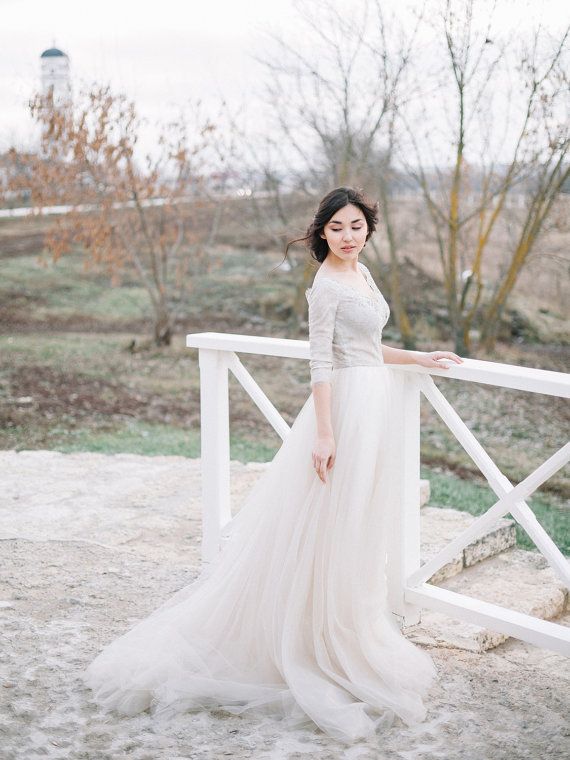 زفاف - Tulle Wedding Gown // Olivia (last Size)