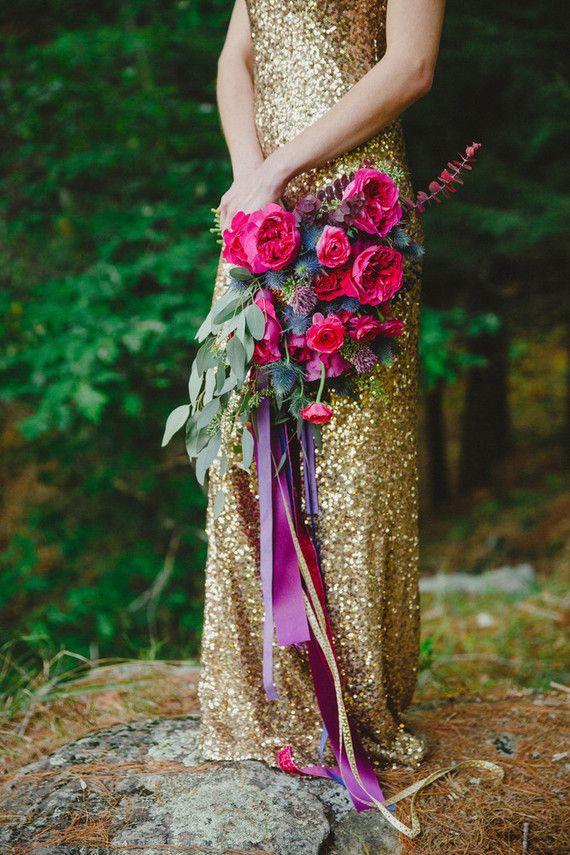 Свадьба - Fall Bohemian Jewel Toned Wedding Inspiration 
