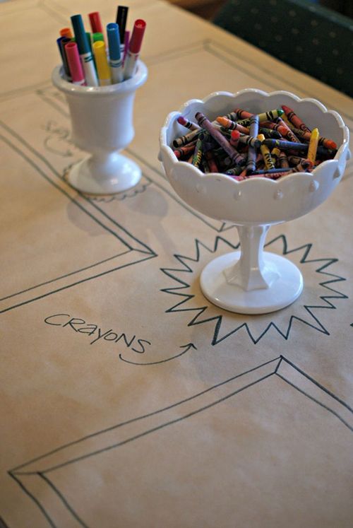 Mariage - Kids' Table Ideas At Weddings