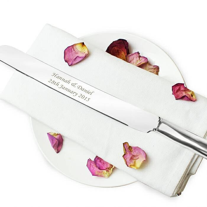 Wedding - Personalised Cake Knife - Wedding Knife, Silver Plate, Engraved Cake Knife, Knife, Engagement Knife, Personalized Cake Knife