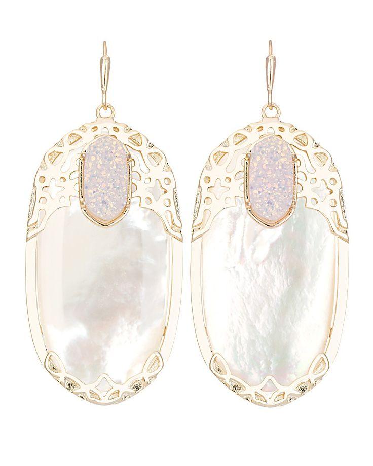 Свадьба - Deva Statement Earrings In Ivory Pearl - Kendra Scott Jewelry